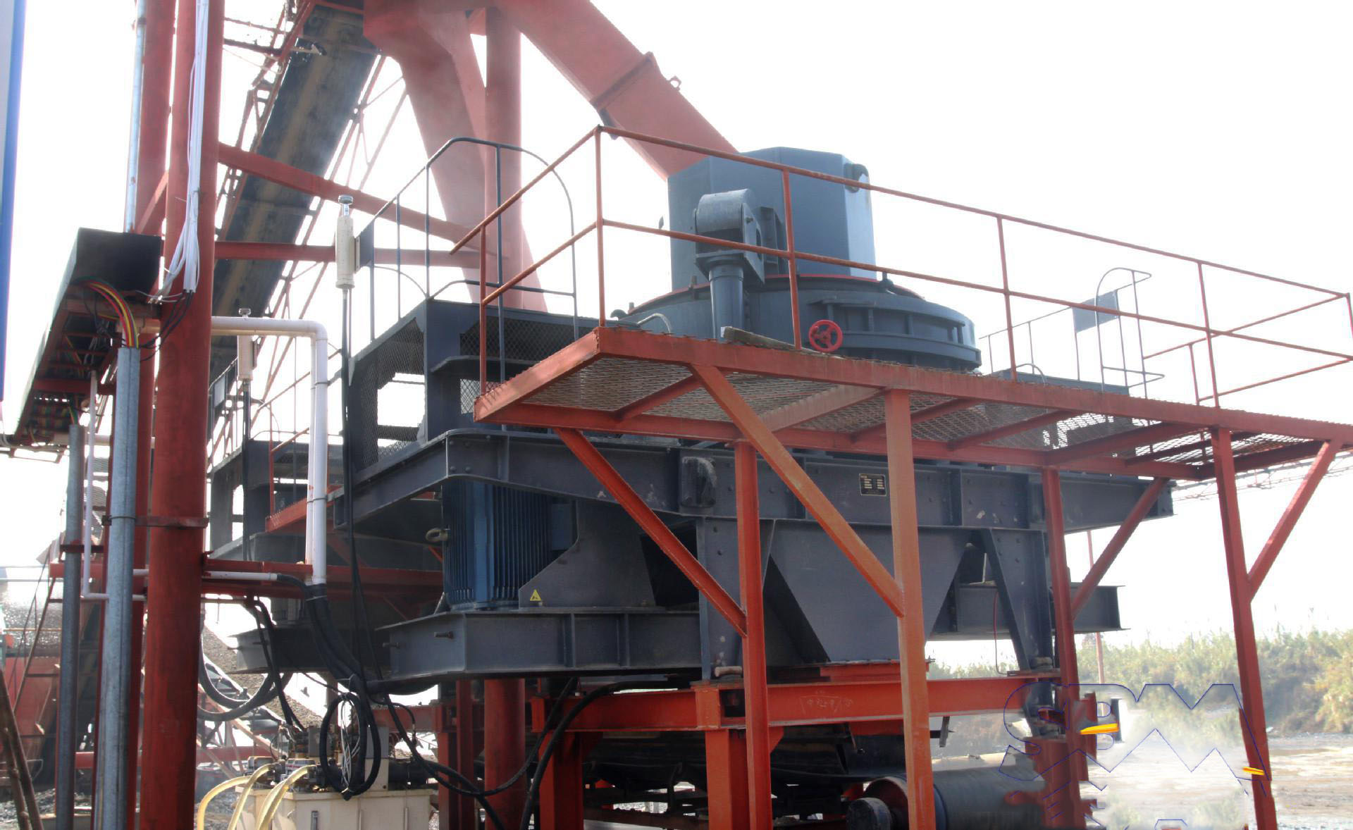 Granite aggregate processing production line