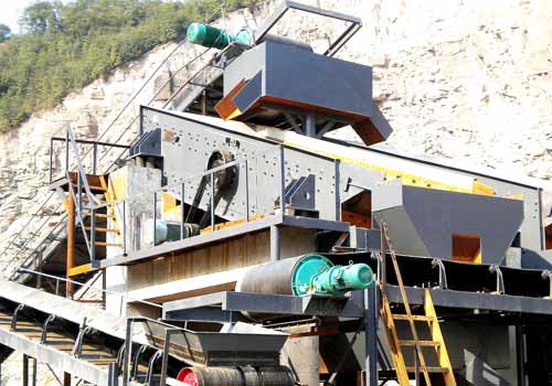 stone crushing production line Process flow