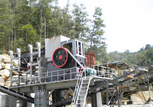100m3 gravel production line equipment